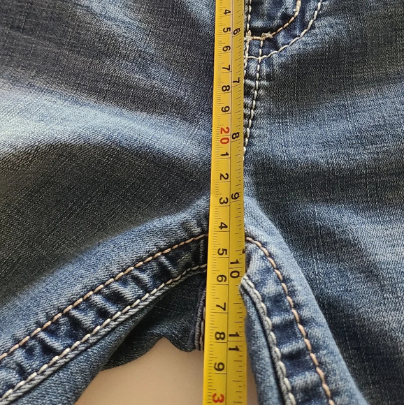 Seven7 women's Jeans sz.16 wide leg ,emblished Pockets - Picture 10 of 13